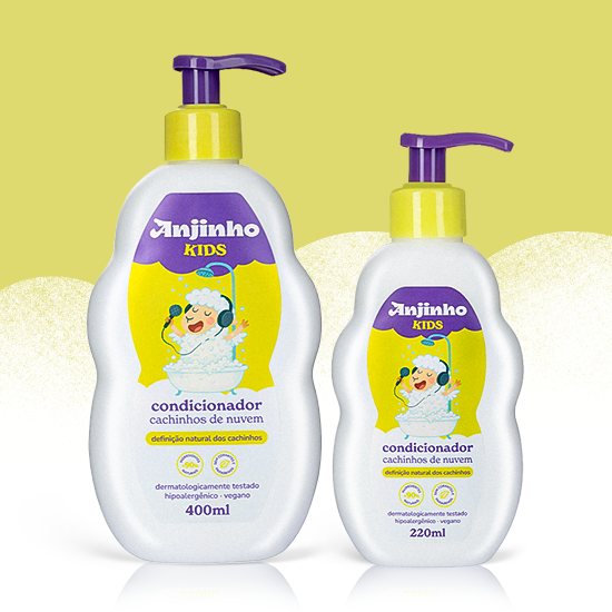 Condicionador Kids Cachinhos de Nuvem 220 e 400ml